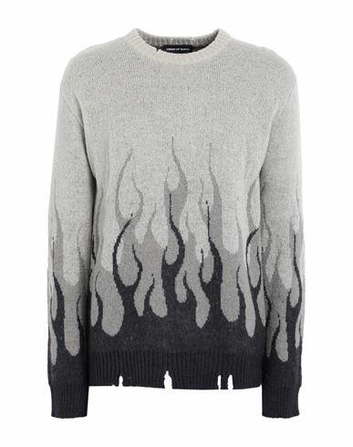 Vision Of Super Man Sweater Grey Acrylic, Mohair wool, Polyamide Cover