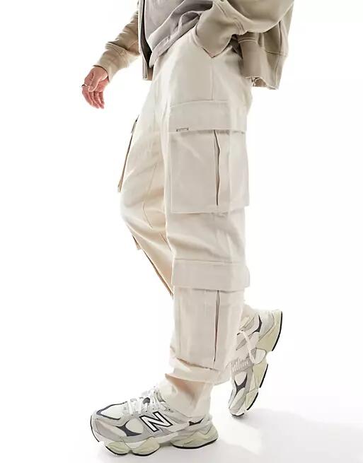 Sixth June multi tactical cargo pants in beige-Neutral Cover