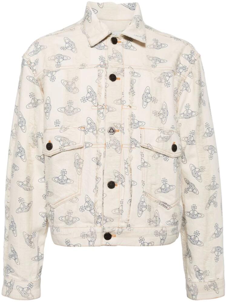 Vivienne Westwood Marlene denim jacket - Neutrals Cover