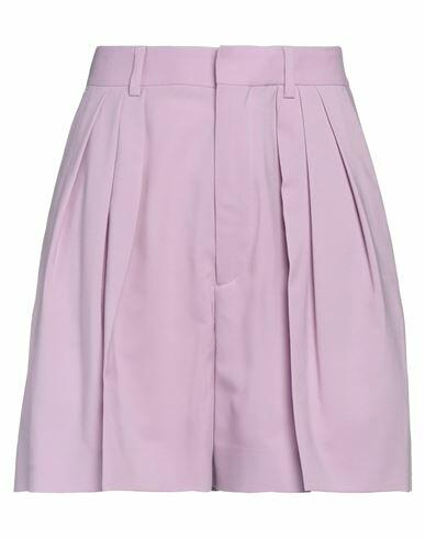 Dsquared2 Woman Shorts & Bermuda Shorts Lilac Polyester, Virgin Wool, Elastane Cover