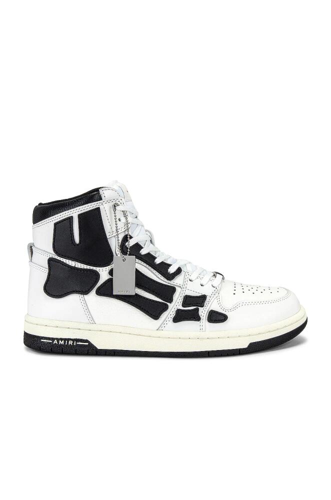 Amiri Skel Top Hi in White Cover