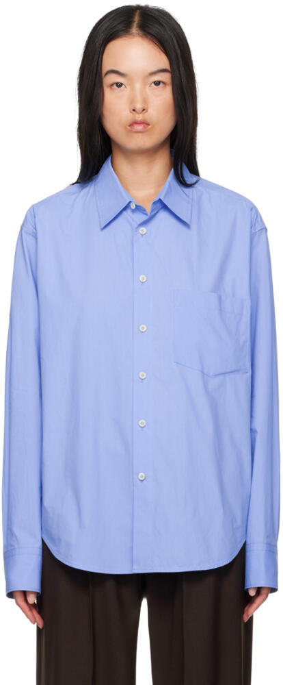 Recto Blue Gigo Oversized Shirt Cover