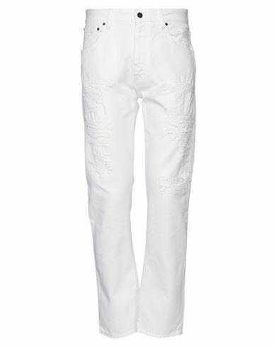 14bros Man Jeans White Cotton Cover