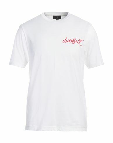 Dunhill Man T-shirt Off white Cotton Cover