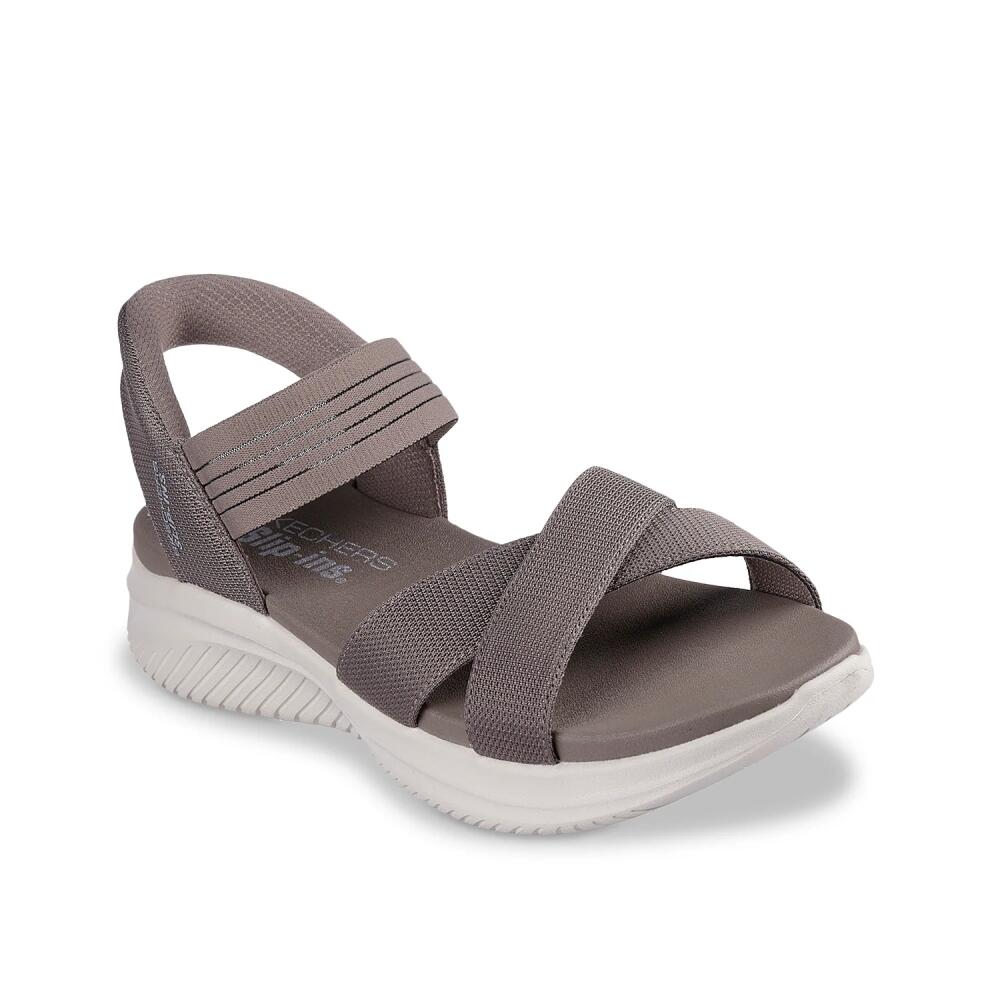 Skechers Ultra Flex 3.0 Summerville Sandal | Women's | Dark Taupe Cover