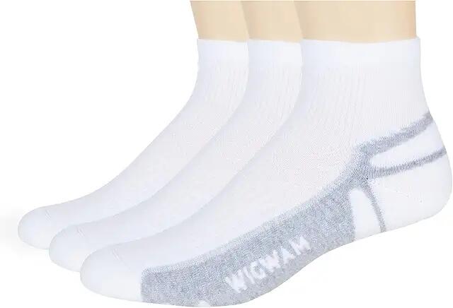 Wigwam Thunder Quarter, 2-Pack (White) Crew Cut Socks Shoes Cover