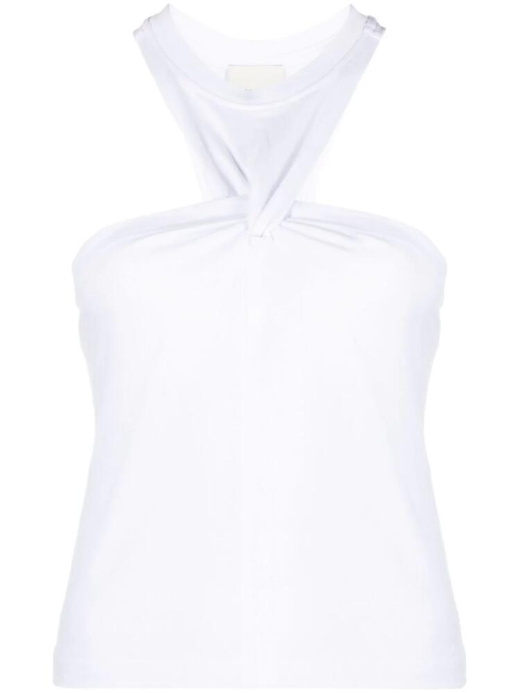 ISABEL MARANT Zineba knotted tank top - White Cover