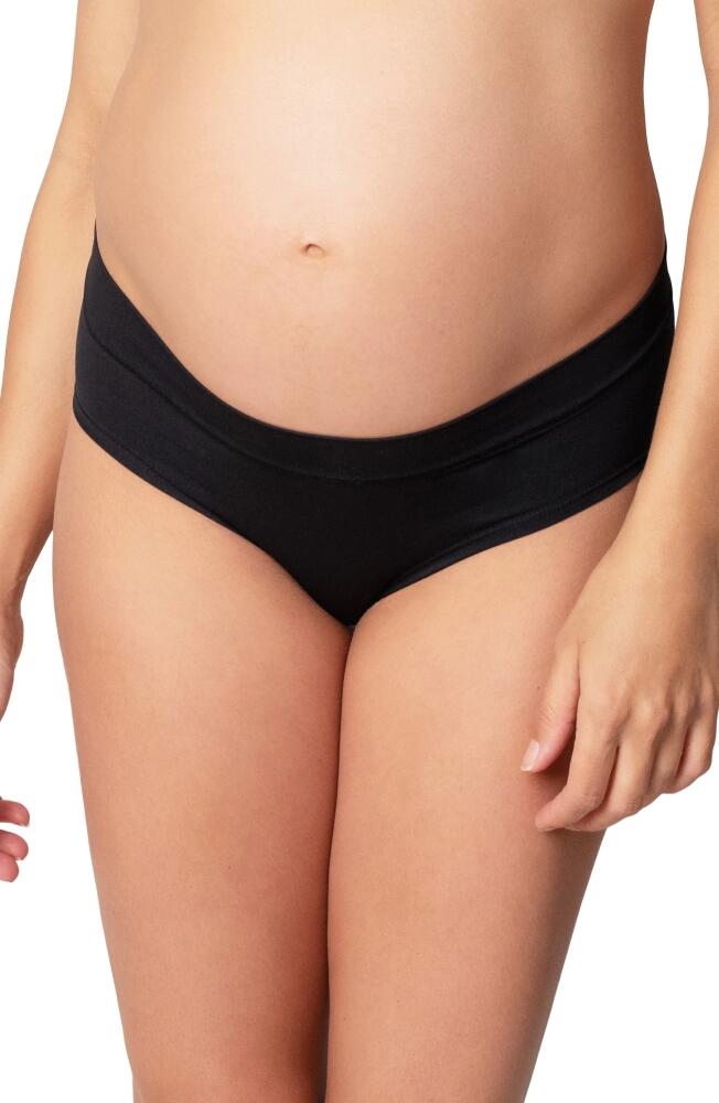 Ingrid & Isabel 3-Pack Cooling Maternity Briefs in Black Cover