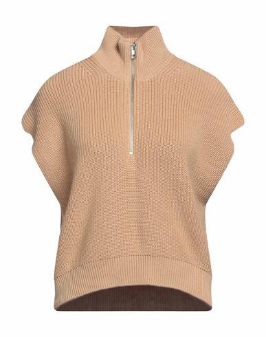 Jjxx By Jack & Jones Woman Turtleneck Beige Cotton Cover