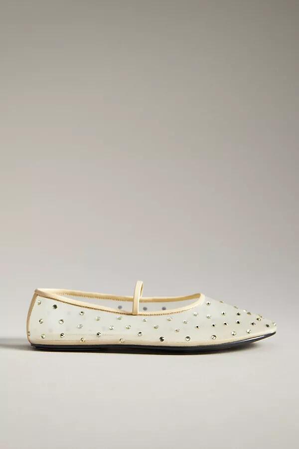 Jeffrey Campbell Swan Lake Gem Mesh Flats Cover