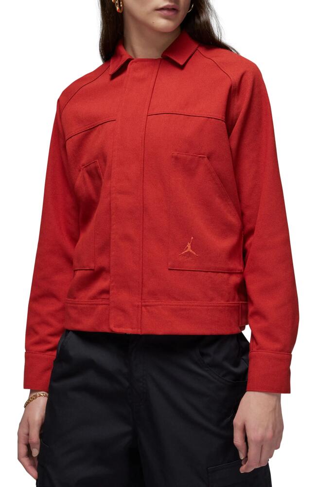 Jordan Novelty Jacket in Dune Red Cover