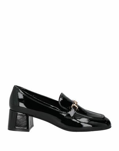 Jeffrey Campbell Woman Loafers Black Leather Cover