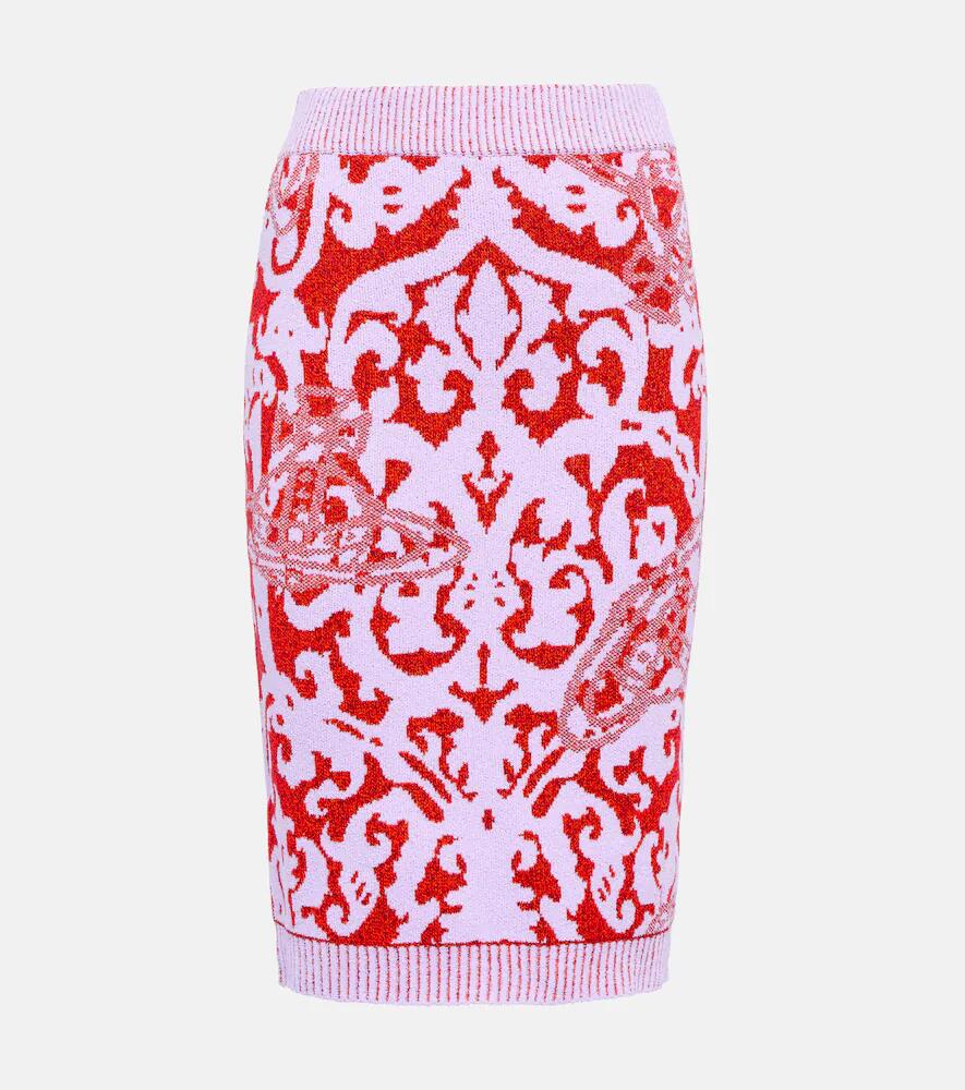 Vivienne Westwood Iron Orb jacquard midi skirt Cover