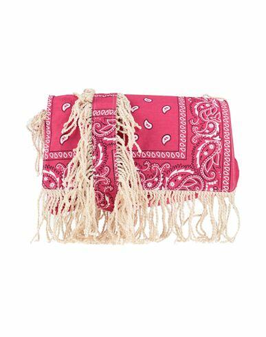 Mia Bag Woman Cross-body bag Fuchsia Cotton Cover