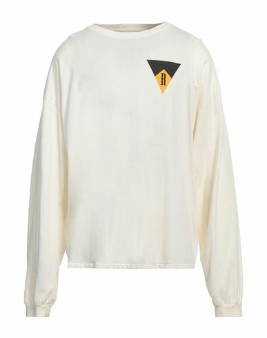 Rhude Man T-shirt Cream Cotton Cover