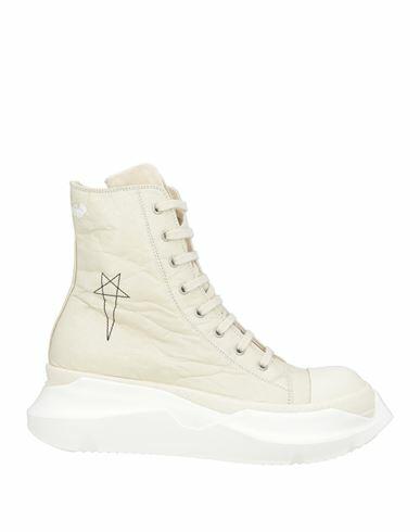 Drkshdw By Rick Owens Man Sneakers Off white Leather Cover