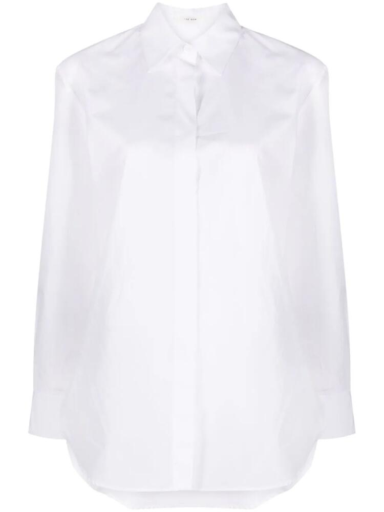 The Row pointed-collar long-sleeve shirt - White Cover