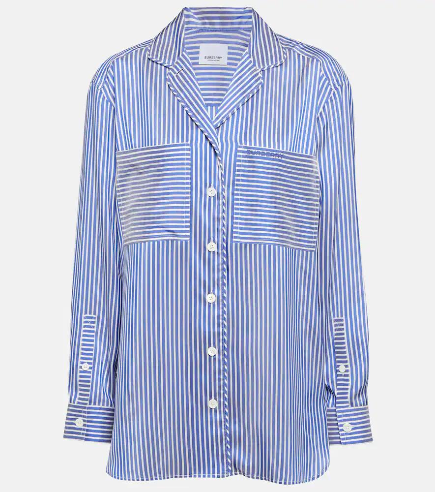 Burberry Striped silk shirt Cover