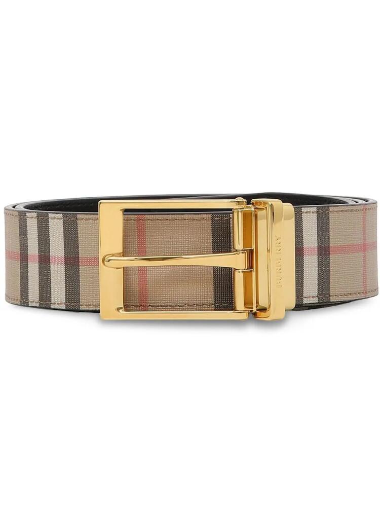 Burberry Vintage Check-print belt - Neutrals Cover