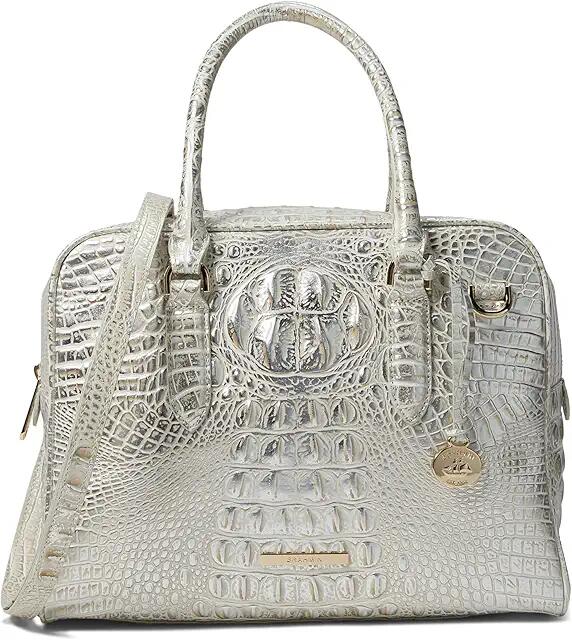 Brahmin Marissa (Ivory Dream) Satchel Handbags Cover