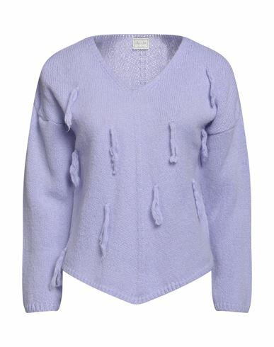 No-nà Woman Sweater Light purple Nylon, Acrylic, Wool Cover