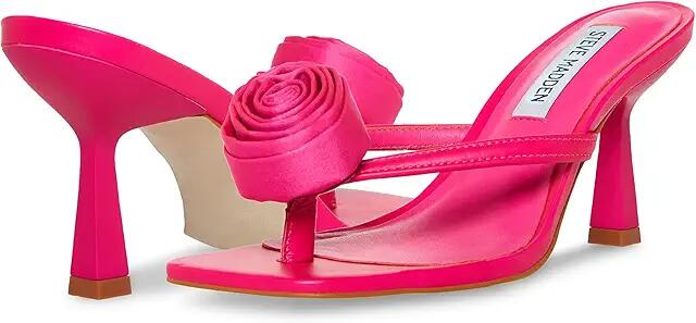 Steve Madden Jannie Heeled Sandal (Hot Pink) Women's Shoes Cover