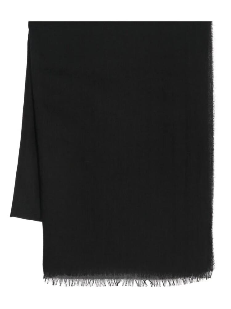 Lady Anne cashmere scarf - Black Cover