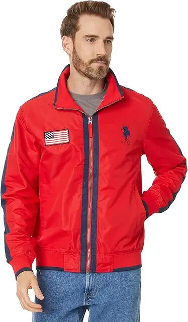 U.S. POLO ASSN. USA Jacket (Engine Red) Men's Jacket Cover