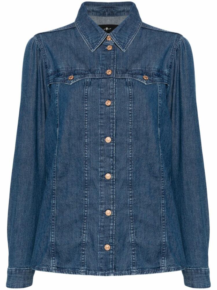 7 For All Mankind Western denim shirt - Blue Cover