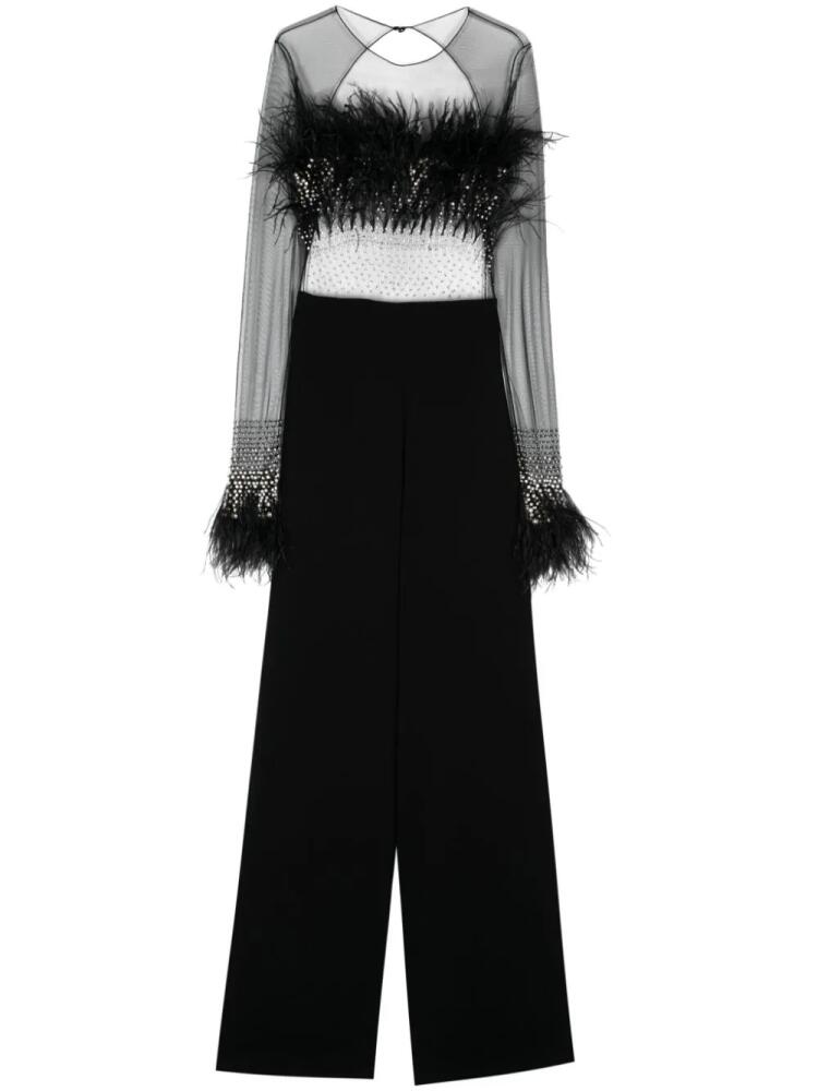 Amen feather jumpsuit - Black Cover