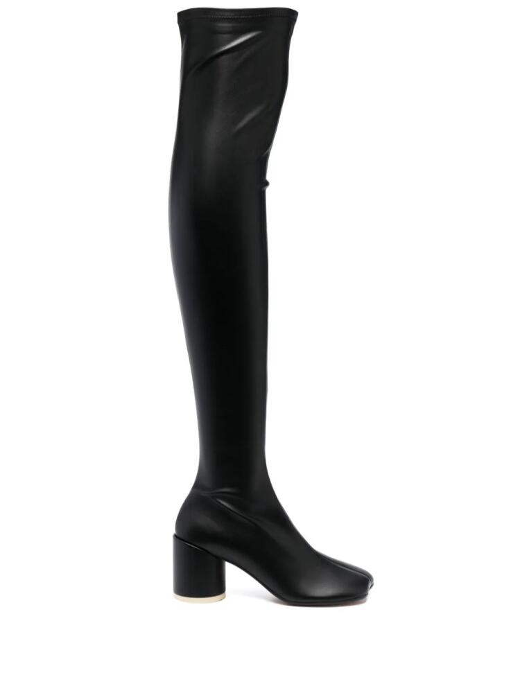 MM6 Maison Margiela Anatomic 70mm thigh-high boots - Black Cover