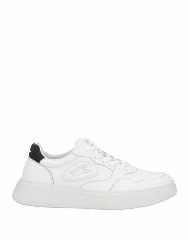 Alberto Guardiani Man Sneakers White Leather Cover