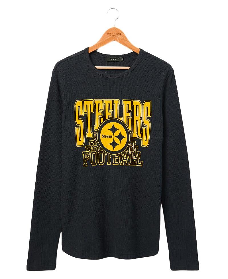 Junk Food Clothing Steelers Classic Thermal Tee Cover