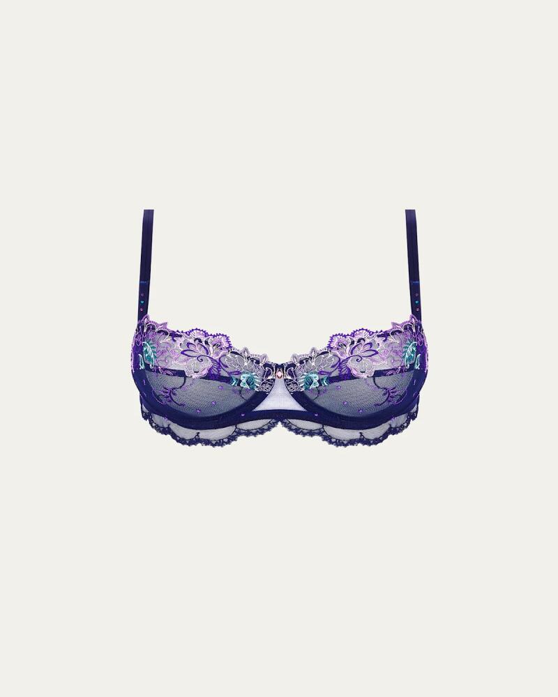 Lise Charmel Deesse Desirs Embroidered Tulle Demi Bra Cover