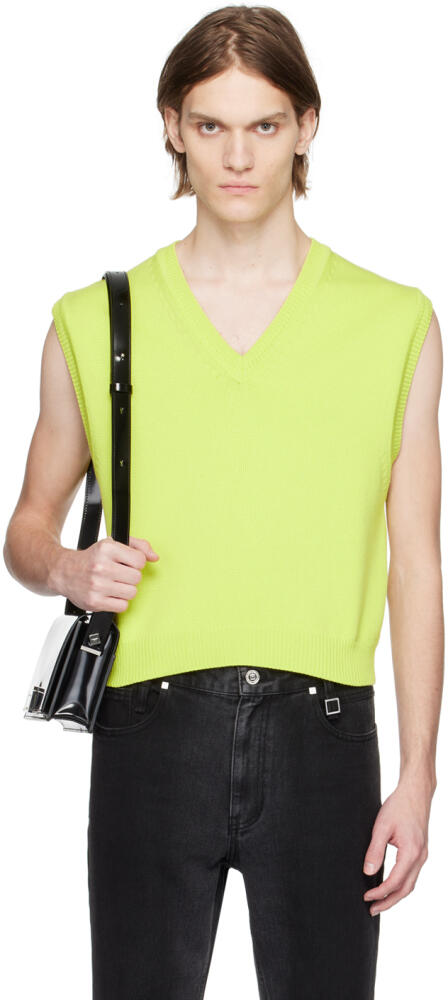 WOOYOUNGMI Green Cropped Vest Cover