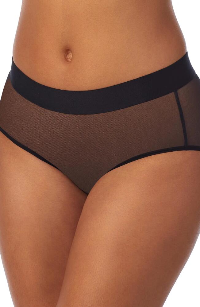 DKNY Sheer Mesh Briefs in Black Cover