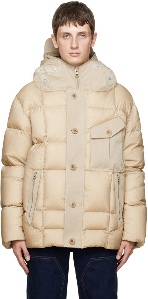 Ten c Beige Sniper Combo Down Jacket Cover