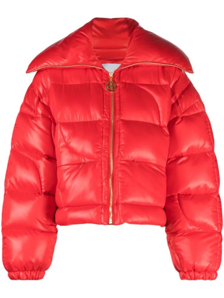 Patou cropped puffer jacket - Red Cover