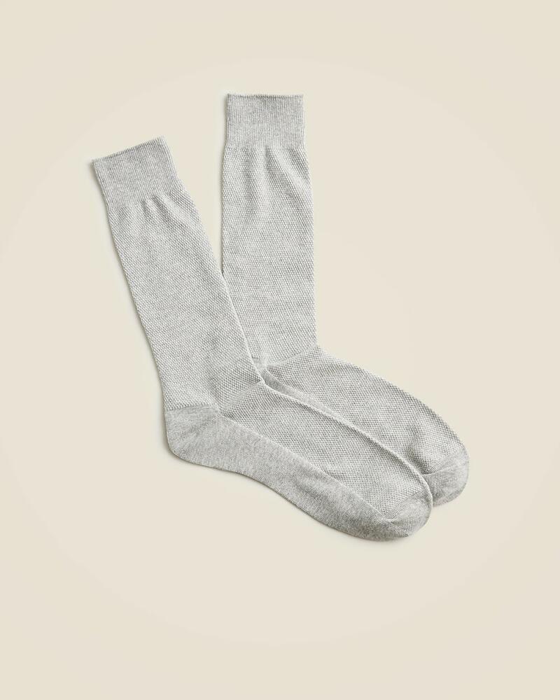 J.Crew Cotton-blend piqué socks Cover