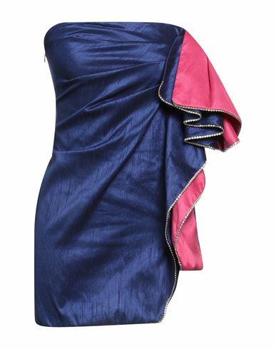 Cinqrue Woman Mini dress Blue Polyester Cover