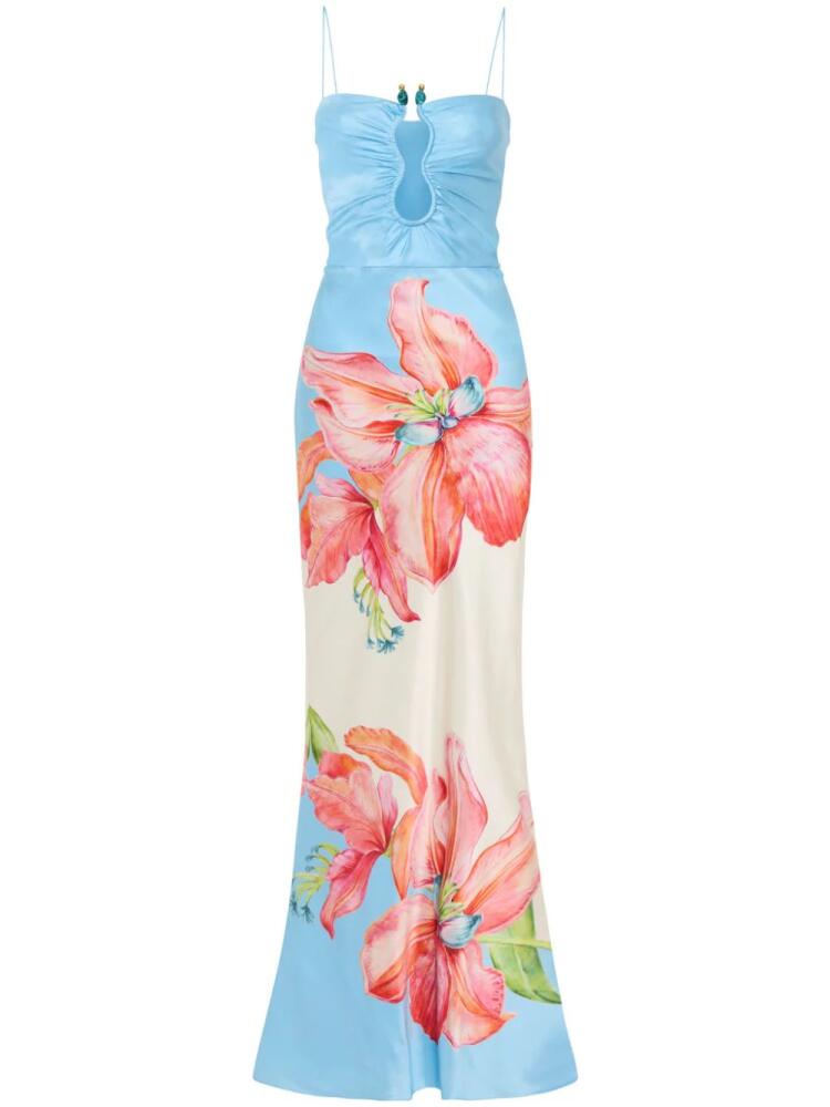 Rebecca Vallance Orchid Oasis strap gown - White Cover