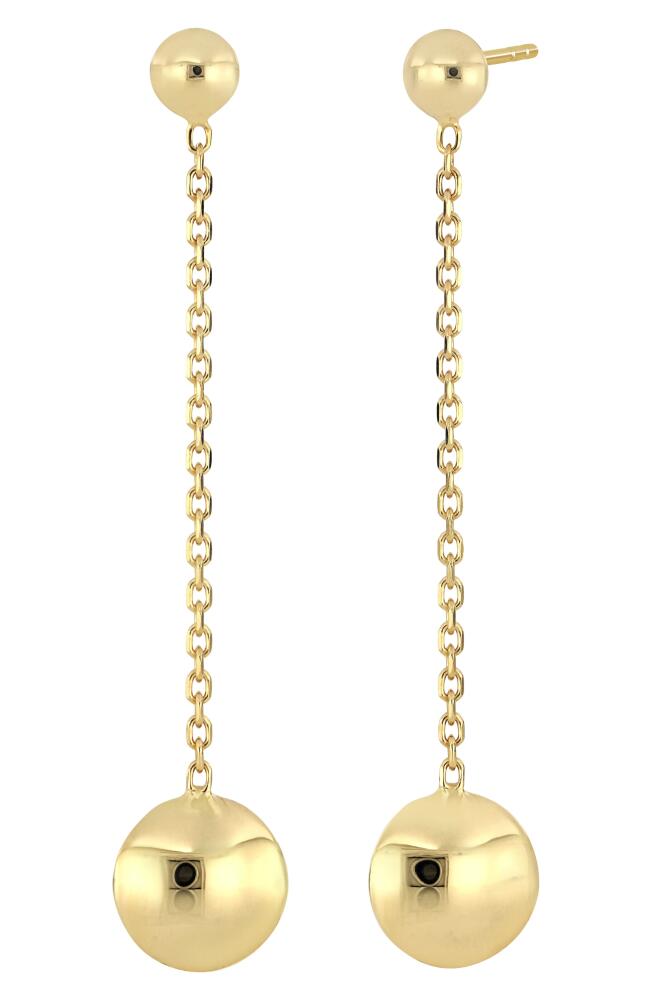 Bony Levy 14K Gold Disc Drop Earrings in 14K Yellow Gold Cover