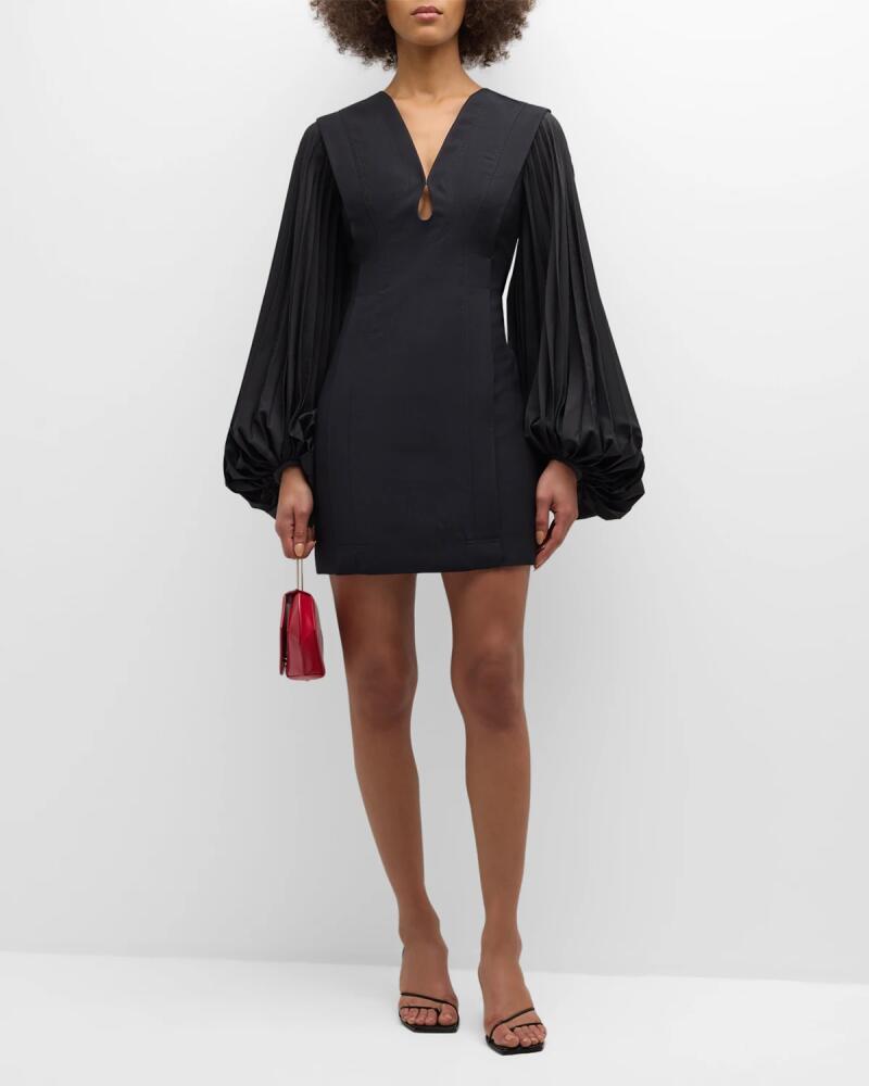 Acler Theodore Long-Sleeve Mini Dress Cover