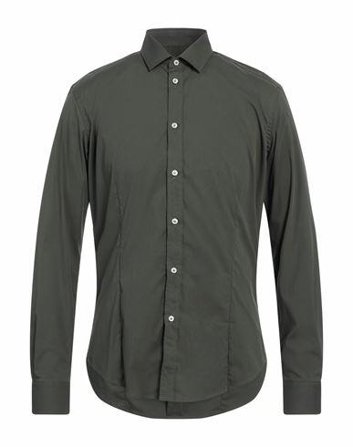 Brian Dales Man Shirt Dark green Cotton Cover