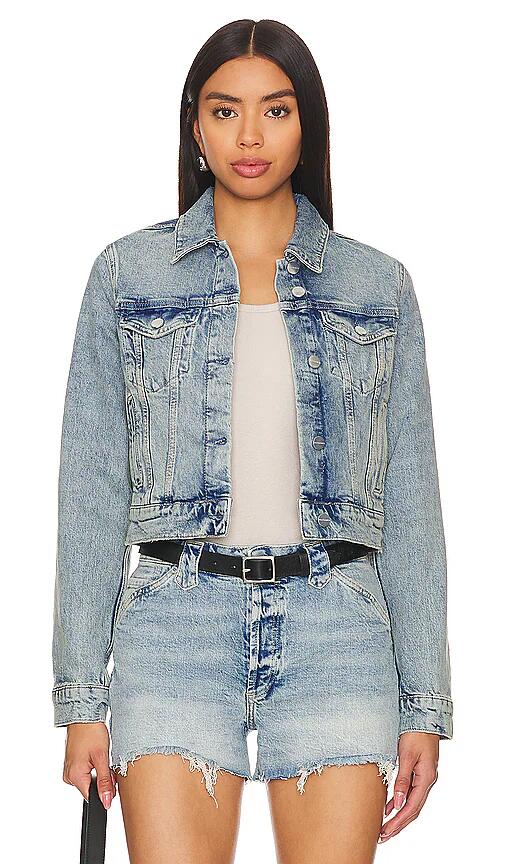 ALLSAINTS Juno Denim Jacket in Blue Cover