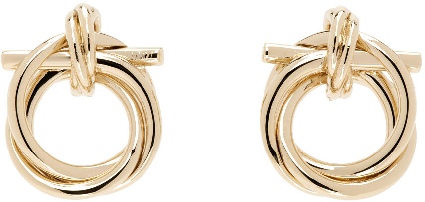 Ferragamo Gold Gancini Earrings Cover