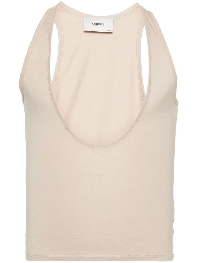 Coperni plunging U-neck tank top - Neutrals Cover