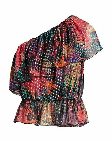 Dundas Woman Top Black Silk, Polyester Cover