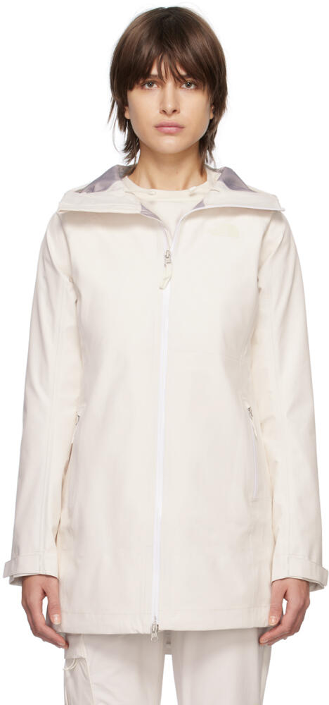 The North Face White Dryzzle Coat Cover