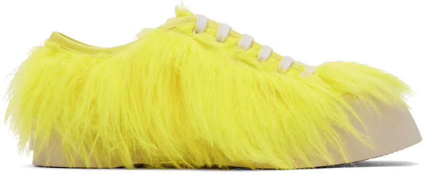 Marni SSENSE Exclusive Yellow Pablo Sneakers Cover